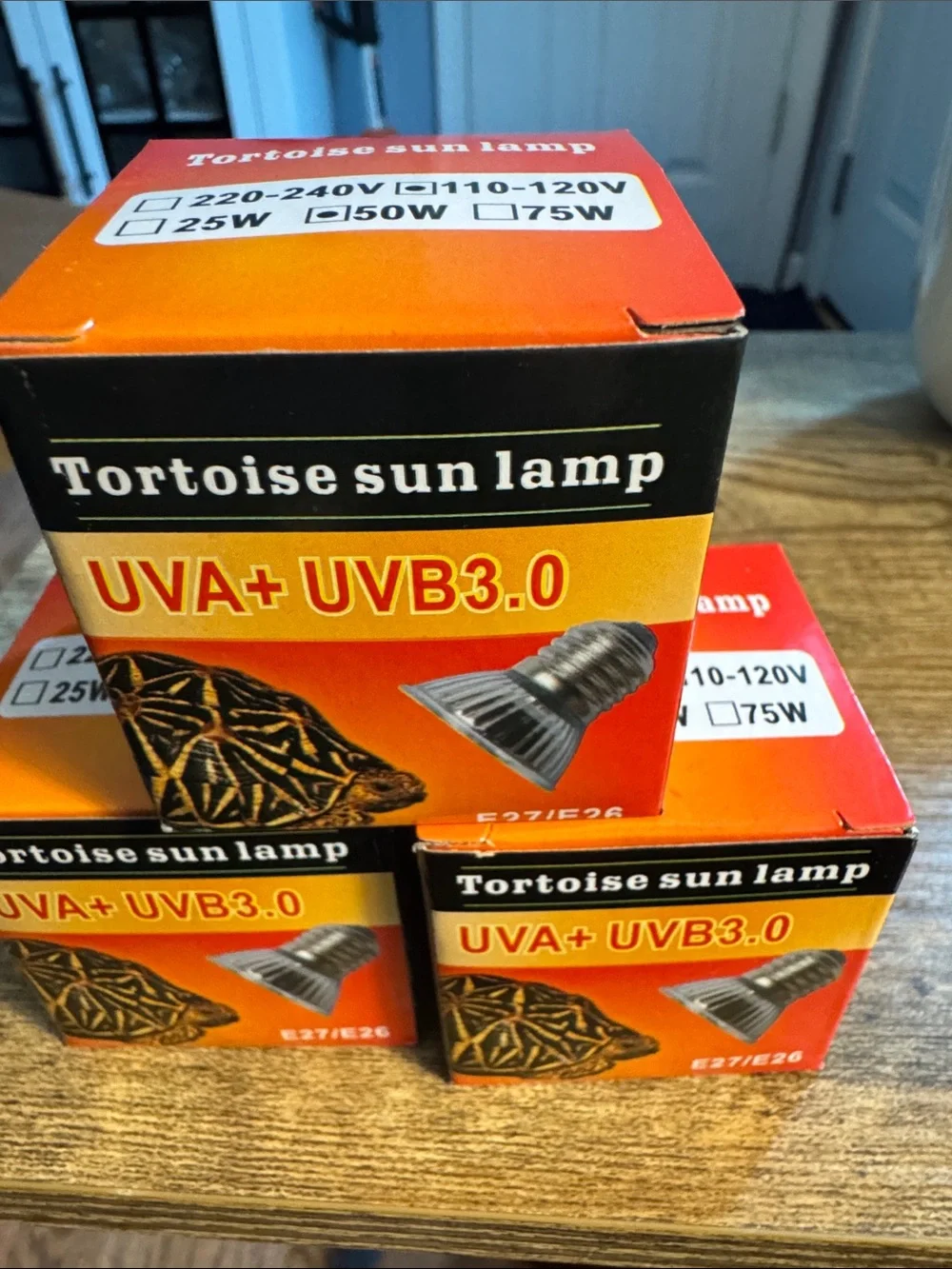 Tortoise Sun Lamp UVA+ UVB3.0 Reptile Bulb - 50W